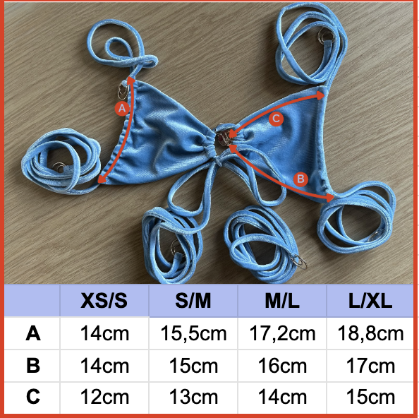 FRAME Bikini Top • icy blue